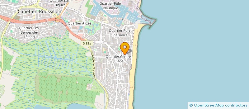 localisation de l'entreprise SERVICE A LA PERSONNE à CANET-EN-ROUSSILLON