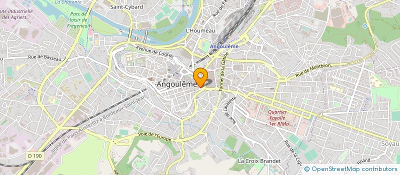 localisation de l'entreprise SERVICE A LA PERSONNE DE L'OUEST PROFESSIONNEL SPO PRO à ANGOULEME