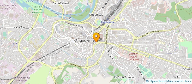 localisation de l'entreprise SERVICE A LA PERSONNE DE L'OUEST SPO à ANGOULEME
