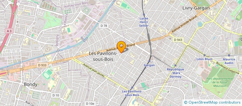 localisation de l'entreprise SERVICE AB PROS à LES PAVILLONS-SOUS-BOIS