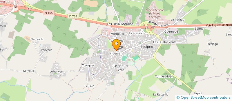 localisation de l'entreprise SERVICE ACADEMY  PLOEREN