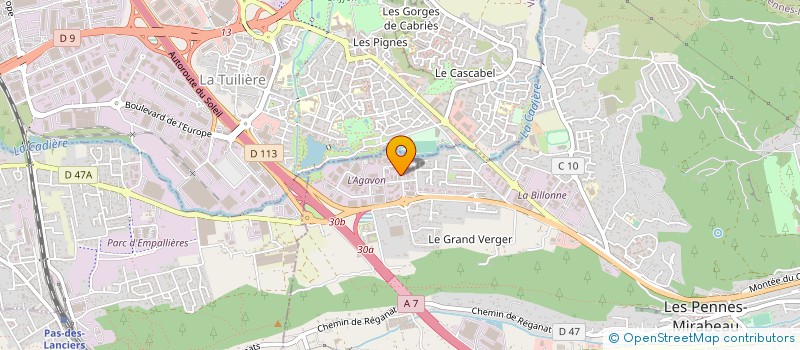 localisation de l'entreprise SERVICE ACCUEIL PREVENTION SECURITE PRIVEE à LES PENNES MIRABEAU