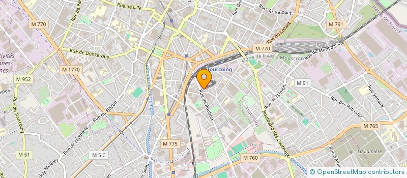localisation de l'entreprise SERVICE ACTIF CONFORT à TOURCOING