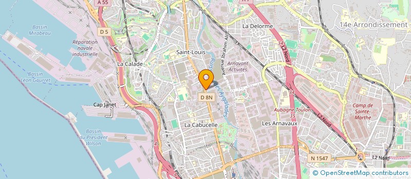 localisation de l'entreprise SERVICE ADHESIF RAPIDE IMPRIMERIE à MARSEILLE