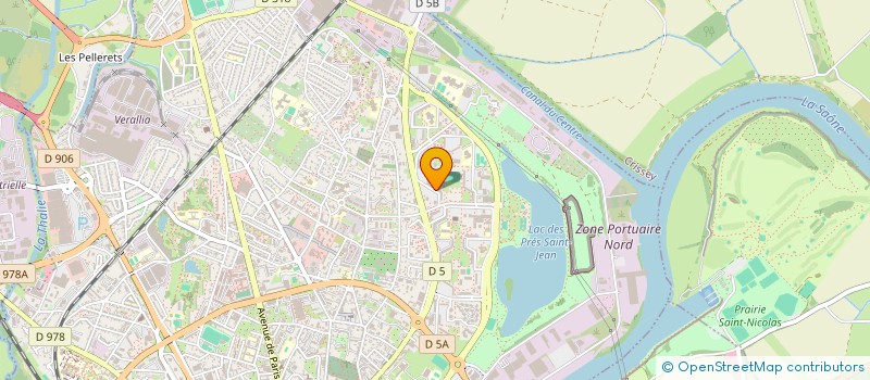 localisation de l'entreprise SERVICE AGRICOLE 71  CHALON-SUR-SAONE