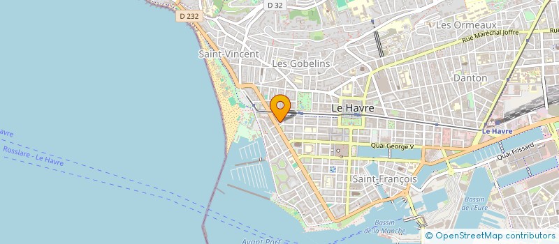 localisation de l'entreprise SERVICE AGRO à LE HAVRE