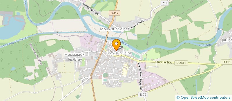 localisation de l'entreprise SERVICE AIDE A DOMICILE BASSEE MONTOIS à BRAY-SUR-SEINE