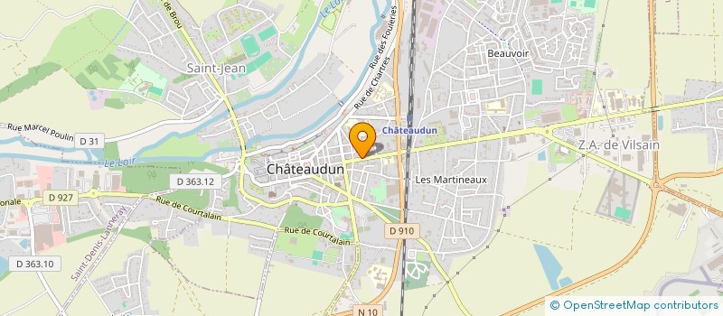 localisation de l'entreprise SERVICE AIDE A DOMICILE SCHWEITZER à CHATEAUDUN