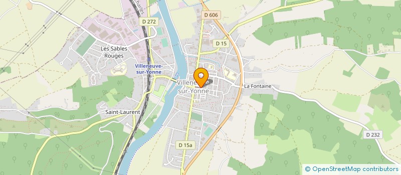 localisation de l'entreprise SERVICE AIDE MAINTIEN PERSONNES AGEES à VILLENEUVE-SUR-YONNE