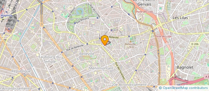 localisation de l'entreprise SERVICE AIDE PSYCHOLOGIQUE DOMICILE  PARIS