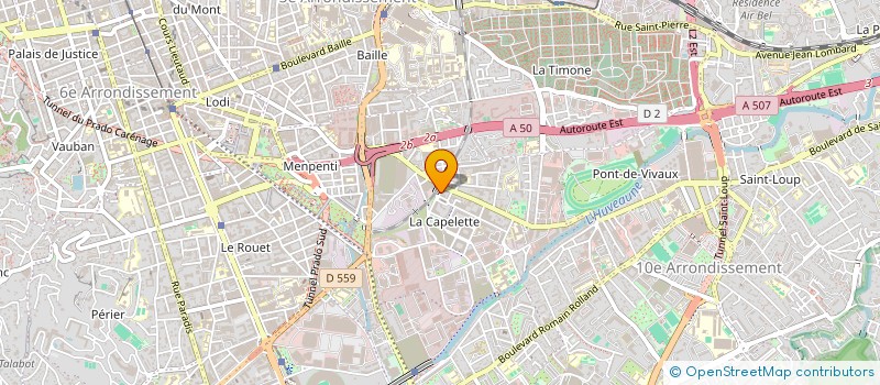 localisation de l'entreprise SERVICE AMBULANCES 13 à MARSEILLE