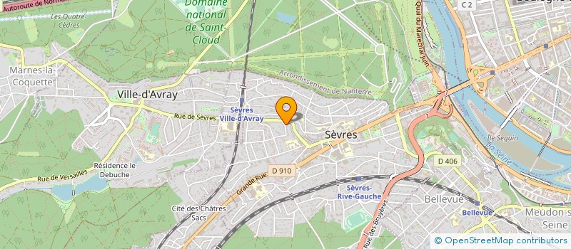 localisation de l'entreprise SERVICE ANIMATION SOLIDARITE à SEVRES