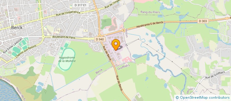 localisation de l'entreprise SERVICE ANTENNES BOULOGNE BERCK à BERCK