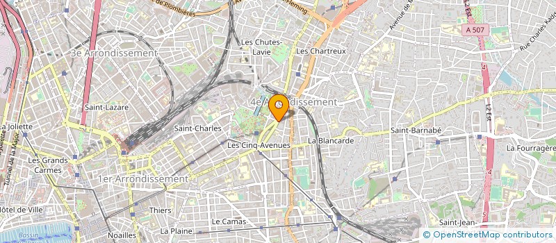 localisation de l'entreprise SERVICE ANTI NUISIBLE à MARSEILLE