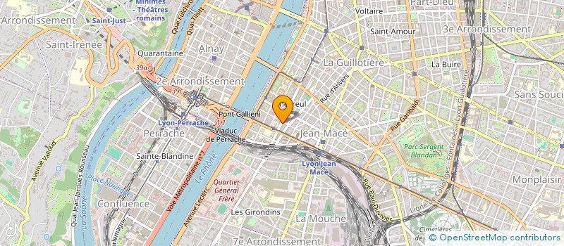 localisation de l'entreprise SERVICE APPLICATION PLATRERIE PEINTURE  LYON