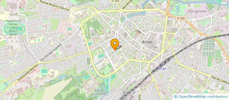 localisation de l'entreprise SERVICE ARRAGEOIS D'URGENCES VETERINAIRES ( SAUVE) à ARRAS