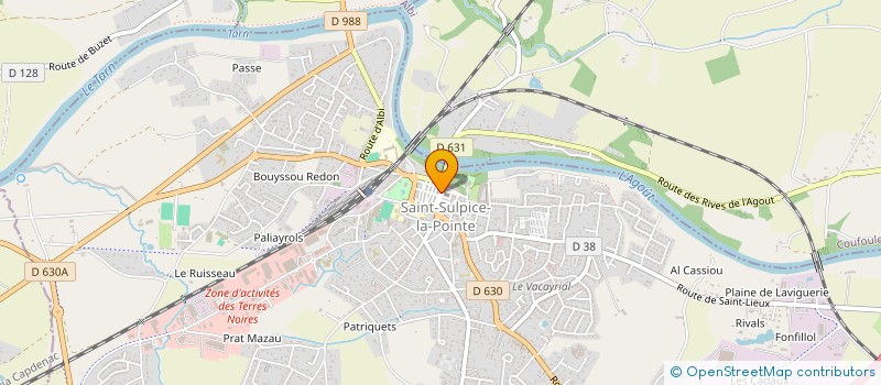 localisation de l'entreprise SERVICE ASSAINISSEMENT DE ST SULPICE à SAINT-SULPICE-LA-POINTE