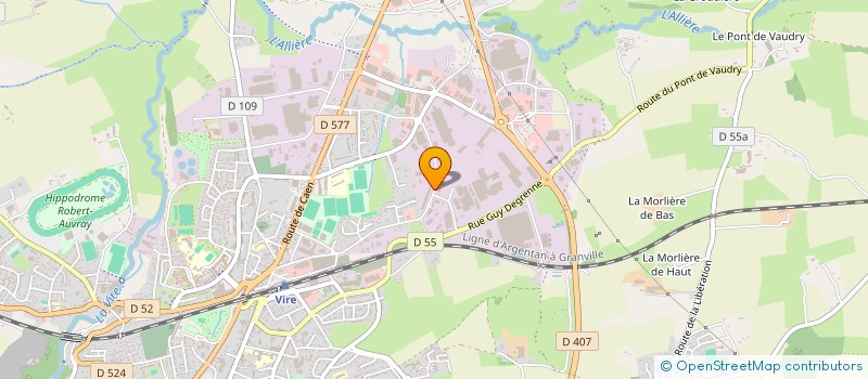 localisation de l'entreprise SERVICE ASSAINISSEMENT VIRE NORMANDIE à VIRE-NORMANDIE
