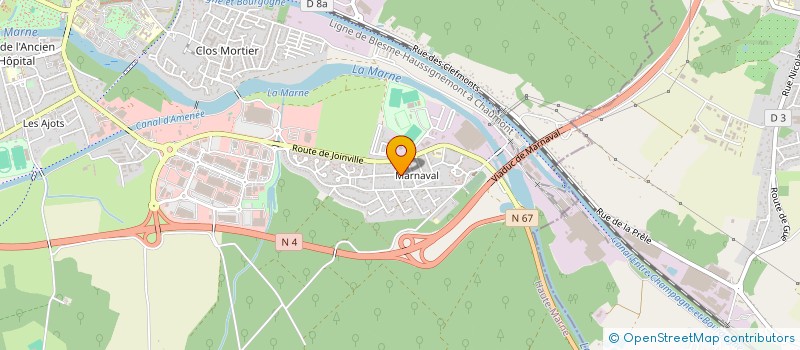 localisation de l'entreprise SERVICE ASSIST TRAVAIL INTERIMAIRE à SAINT-DIZIER