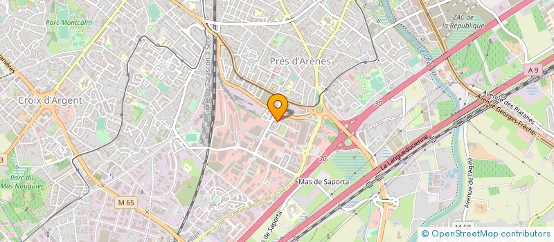localisation de l'entreprise SERVICE ASSISTANCE TRANSPORTS à MONTPELLIER