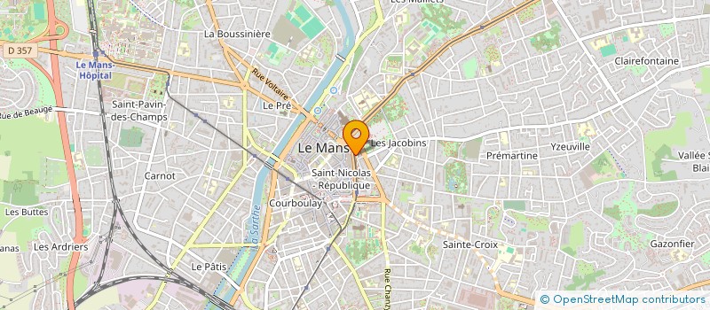 localisation de l'entreprise SERVICE ASSOCIATIF D'APPUI JUDICIAIRE à LE MANS