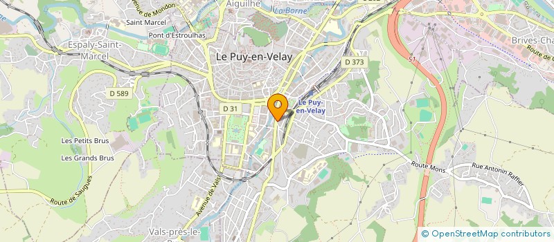 localisation de l'entreprise SERVICE ASSOCIATIF GENERATEUR D EMPLOIS à LE PUY-EN-VELAY