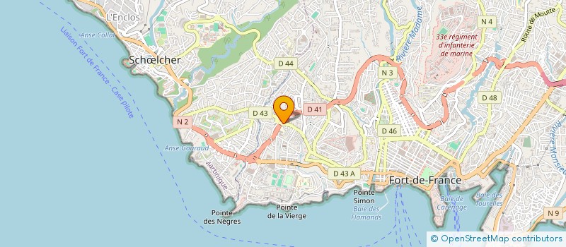localisation de l'entreprise SERVICE AUDIO VISUEL à FORT-DE-FRANCE