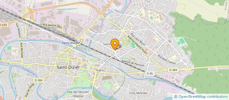 localisation de l'entreprise SERVICE AUTO à SAINT-DIZIER
