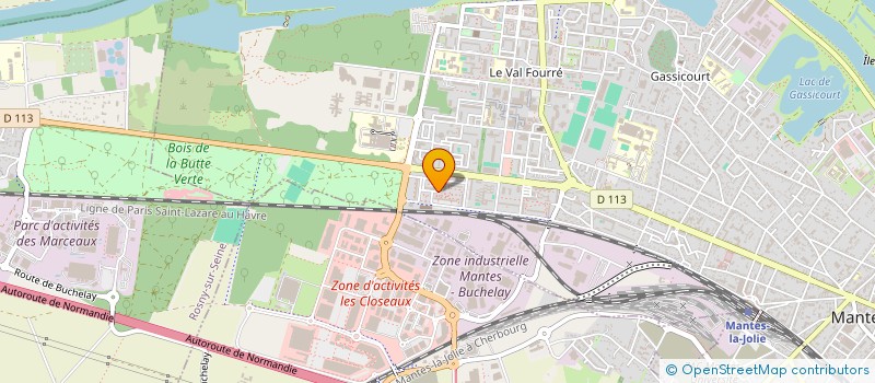 localisation de l'entreprise SERVICE AUTO DRIVE  MANTES-LA-JOLIE