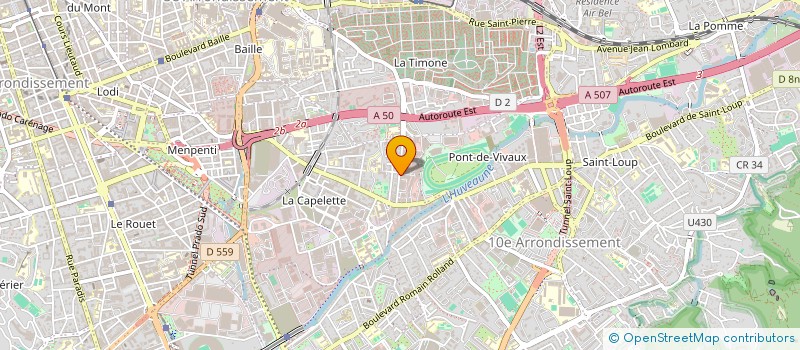 localisation de l'entreprise SERVICE AUTO FIFI TURIN à MARSEILLE