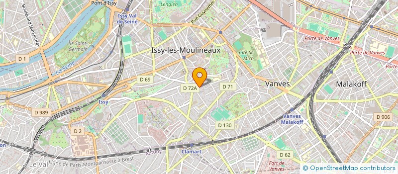localisation de l'entreprise SERVICE AUTO GESTION à ISSY-LES-MOULINEAUX