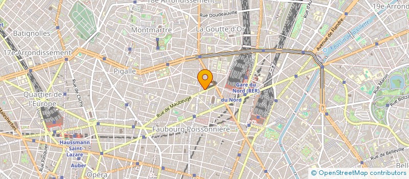 localisation de l'entreprise SERVICE AUTO MAUBEUGE à PARIS