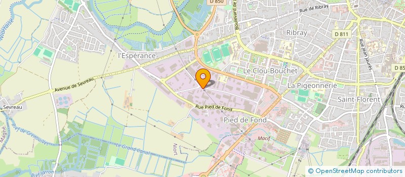 localisation de l'entreprise SERVICE AUTO NIORTAIS ETS ROY  NIORT