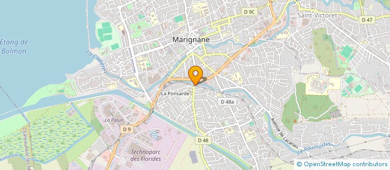 localisation de l'entreprise SERVICE AUTO PLUS à MARIGNANE