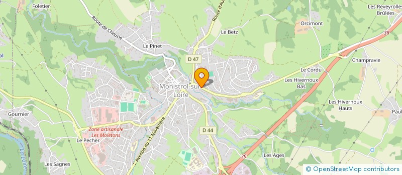 localisation de l'entreprise SERVICE AUTO PLUS  MONISTROL-SUR-LOIRE