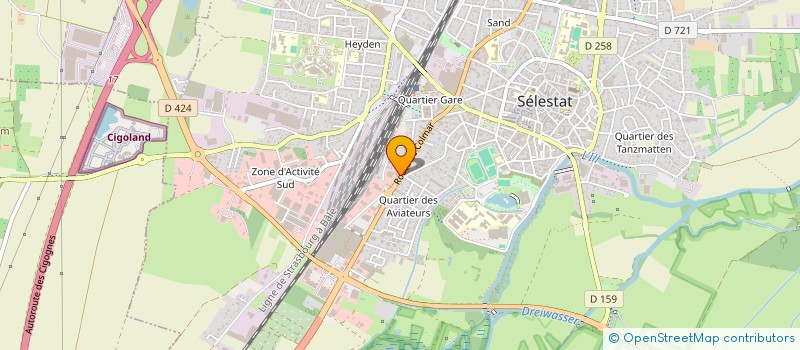 localisation de l'entreprise SERVICE AUTO RAPIDE à SELESTAT