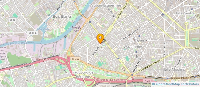 localisation de l'entreprise SERVICE AUTO SARL à LILLE
