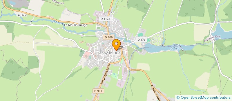 localisation de l'entreprise SERVICE AUXOIS SUD à ARNAY-LE-DUC