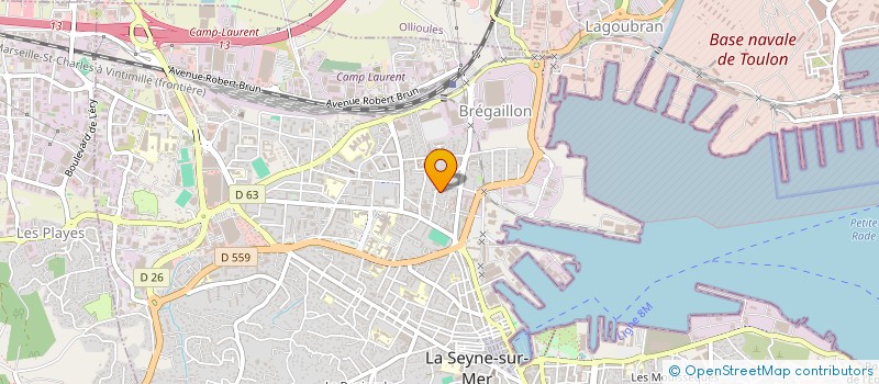 localisation de l'entreprise SERVICE AZUR EXPRESS à LA SEYNE-SUR-MER