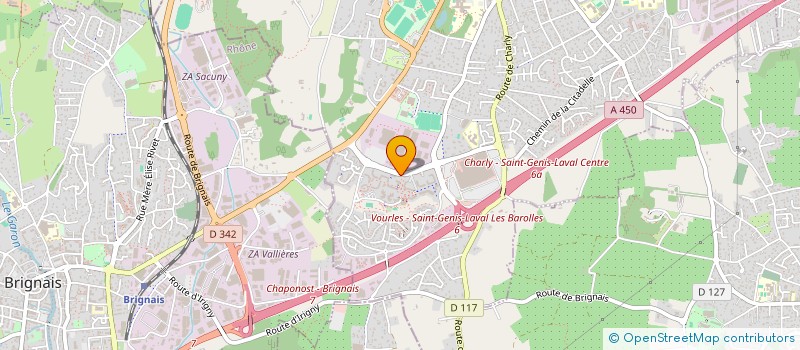 localisation de l'entreprise SERVICE BAT 69  SAINT-GENIS-LAVAL