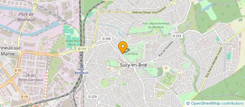 localisation de l'entreprise SERVICE BAT à SUCY-EN-BRIE