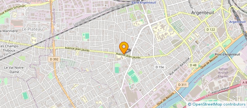 localisation de l'entreprise SERVICE BAT95  PARIS