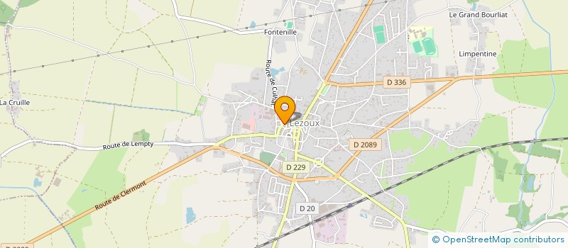 localisation de l'entreprise SERVICE BATIMENT  LEZOUX