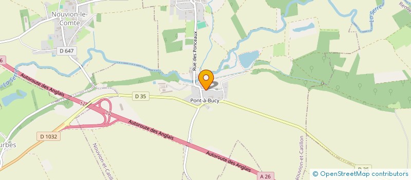 localisation de l'entreprise SERVICE BATIMENT  NOUVION-ET-CATILLON