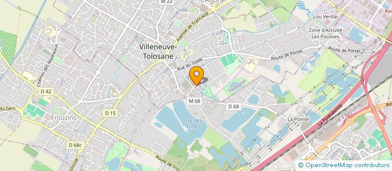 localisation de l'entreprise SERVICE BKL AUTO-DEPANNAGE 31 à VILLENEUVE-TOLOSANE