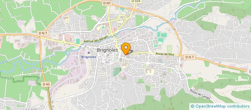localisation de l'entreprise SERVICE BOBINAGE BRIGNOLAIS à BRIGNOLES