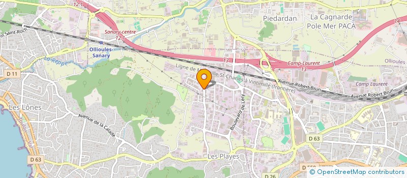 localisation de l'entreprise SERVICE BOBINAGE TOULONNAIS à SIX-FOURS-LES-PLAGES