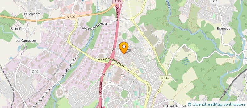 localisation de l'entreprise SERVICE BOIS à LIMOGES