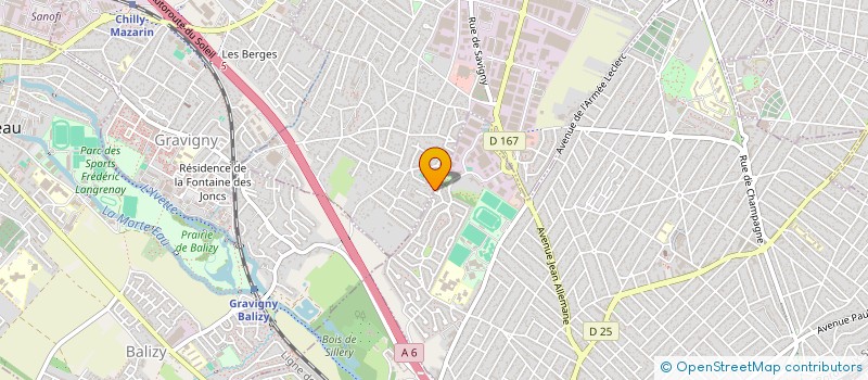 localisation de l'entreprise SERVICE BTP à MORANGIS