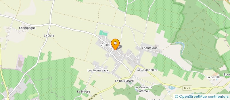 localisation de l'entreprise SERVICE BULGARE  VAUDELNAY